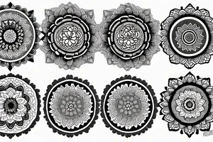 Byk mandala tattoo idea