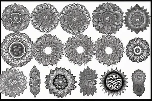Byk mandala tattoo idea