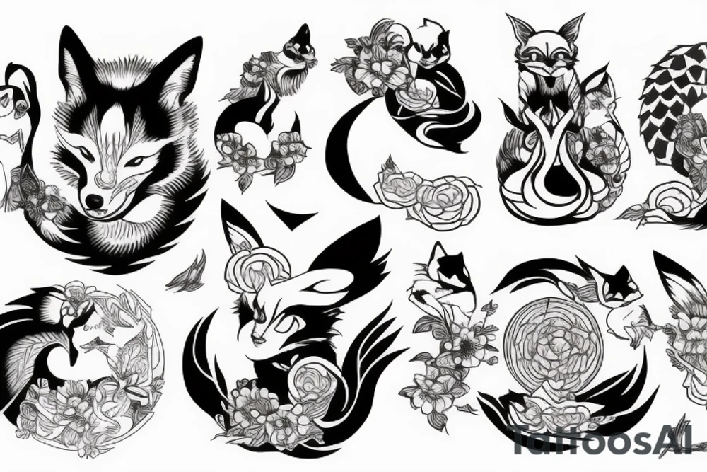 Kitsune tattoo idea
