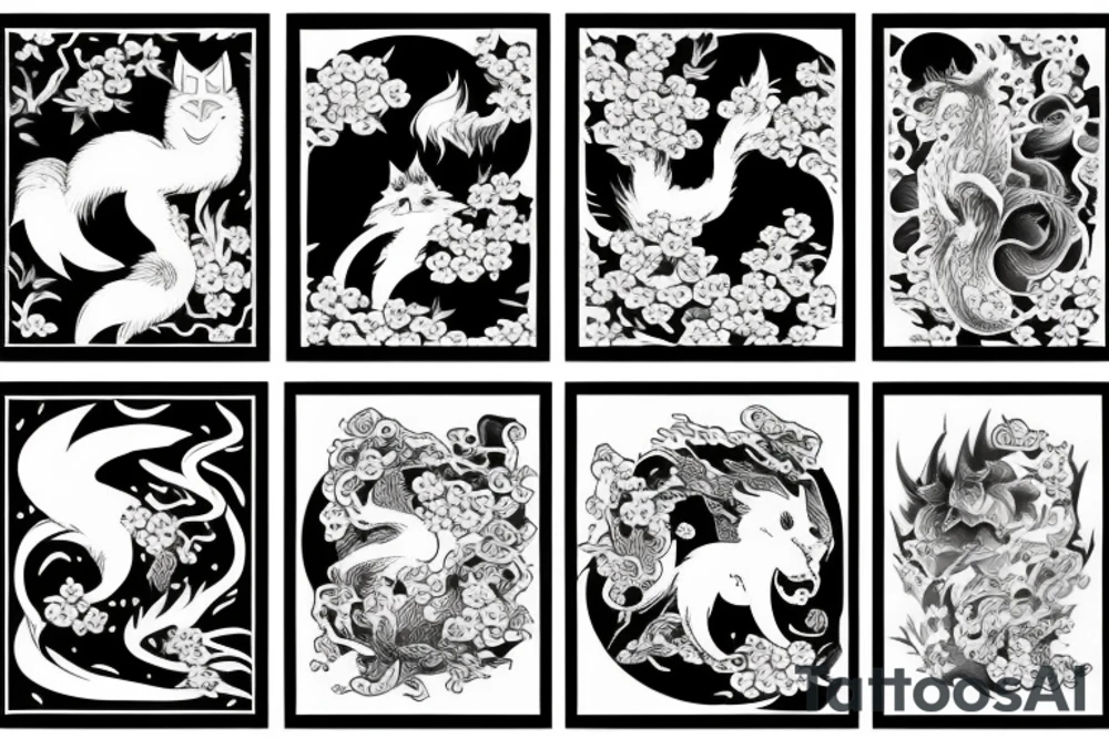 Kitsune tattoo idea