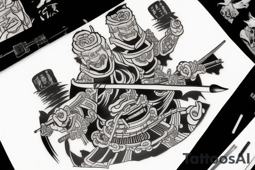 Samurai tattoo idea