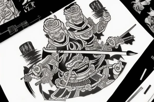 Samurai tattoo idea