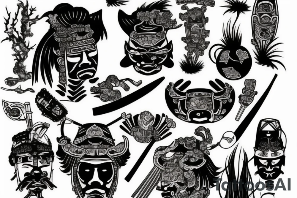 Samurai tattoo idea