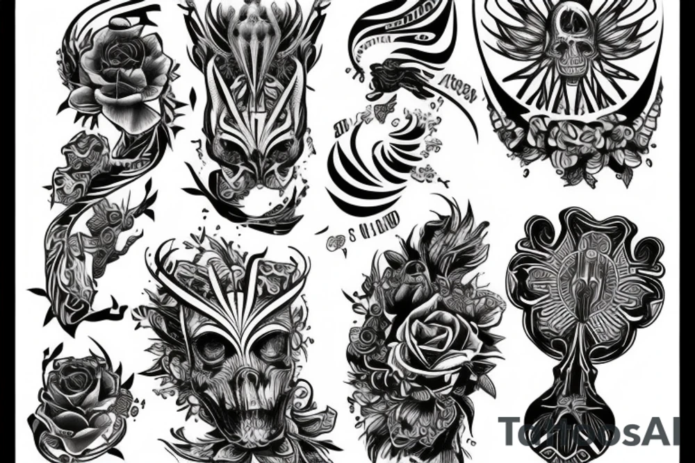 Postrzelony zająć tattoo idea