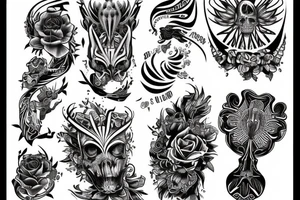Postrzelony zająć tattoo idea