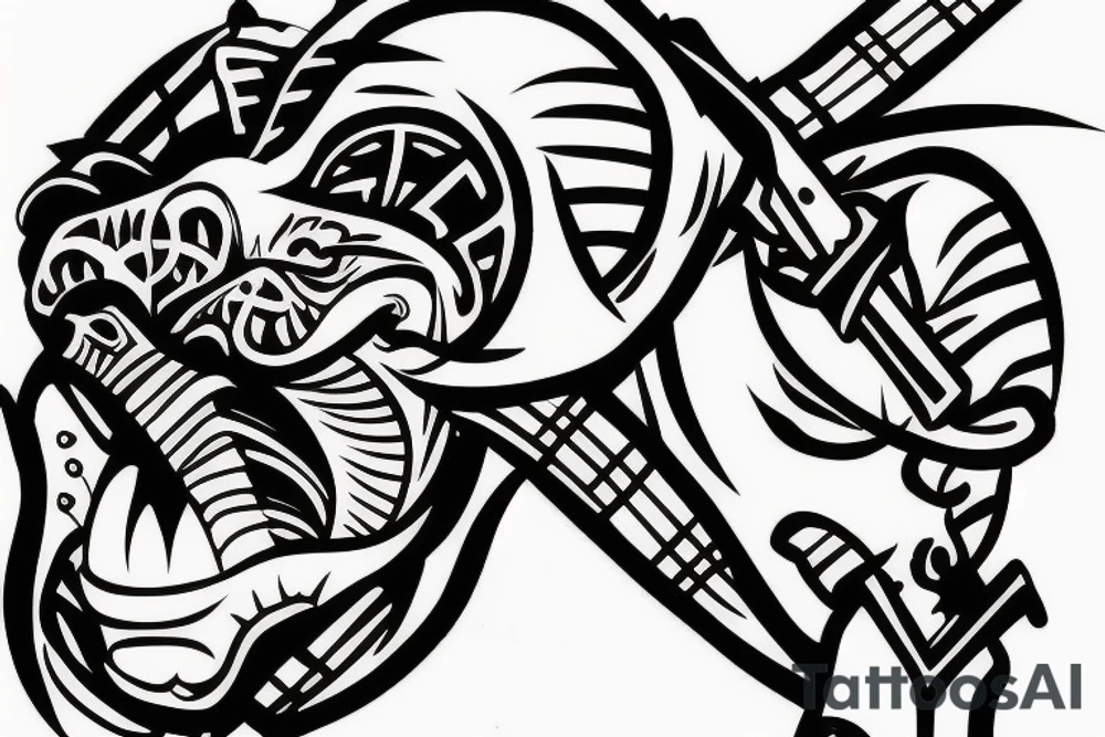 Samurai tattoo idea