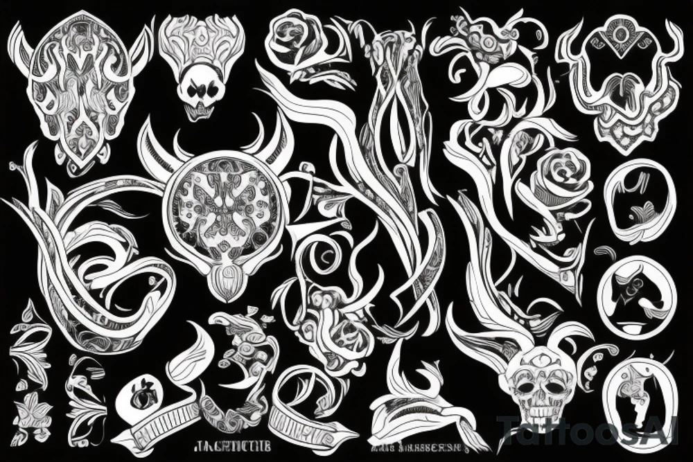 zająć tattoo idea
