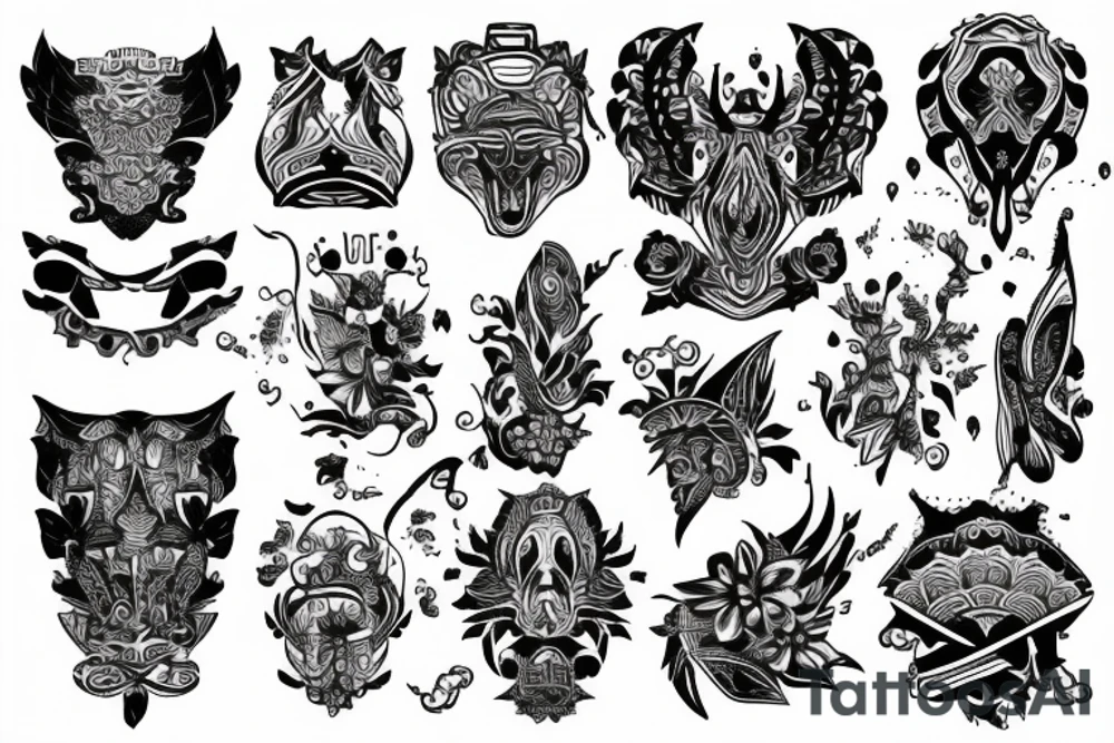 zająć tattoo idea