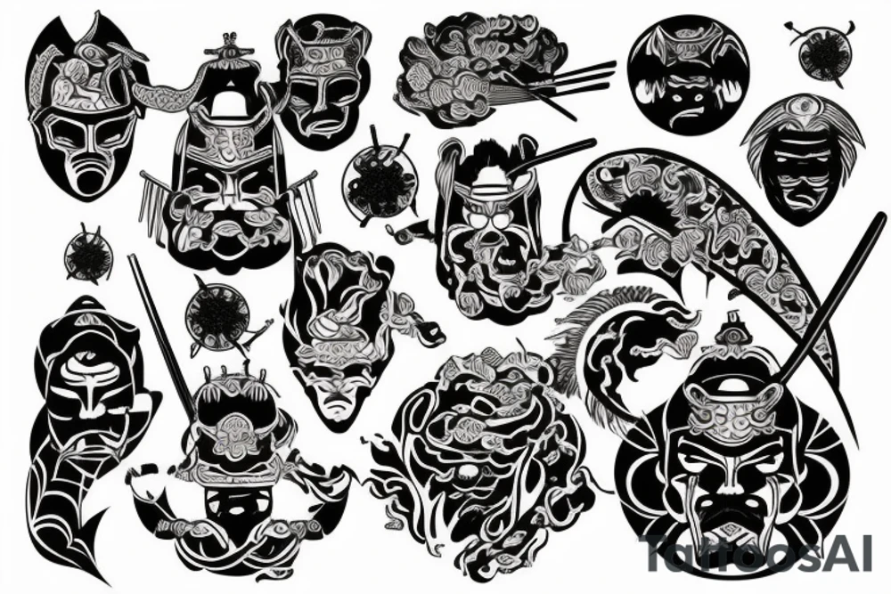 Samurai tattoo idea