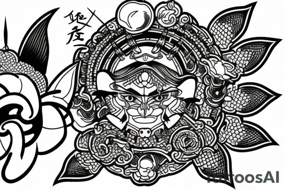 Samurai tattoo idea
