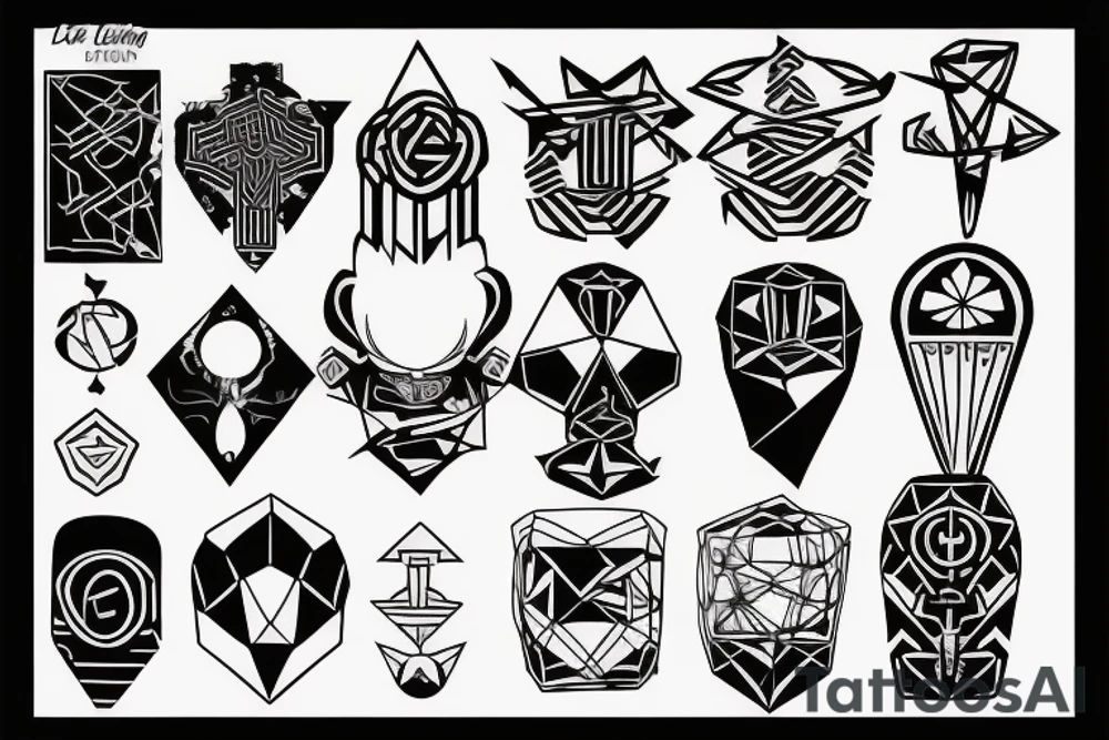line art of lost boy tattoo idea