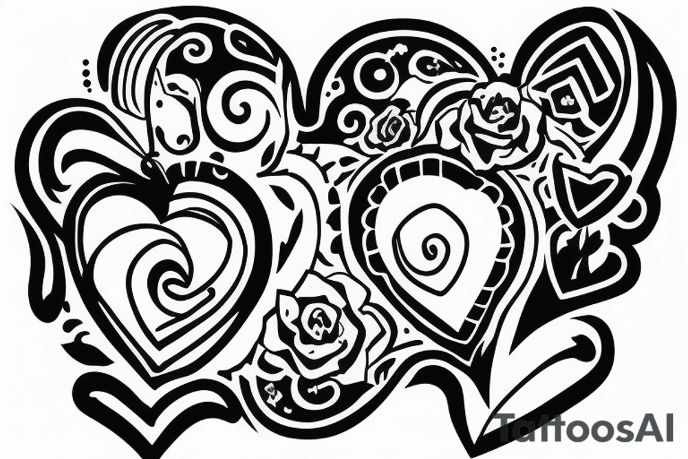 she broke my heart, we were never in relationship but she has chosen other guy even though she loved me tattoo idea