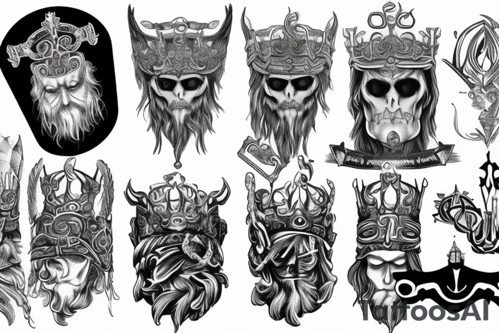odin's crown tattoo idea