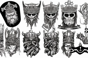 odin's crown tattoo idea