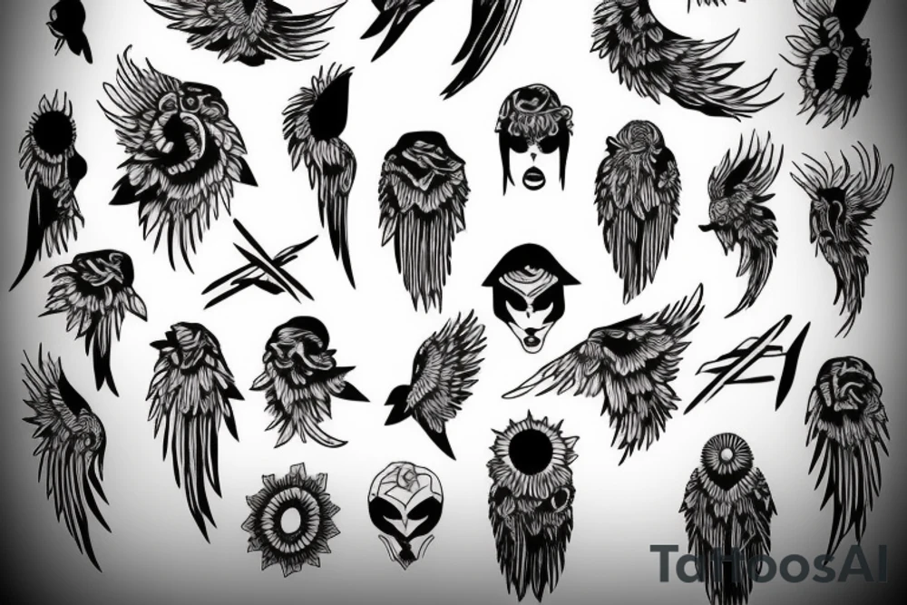 Angel tattoo idea