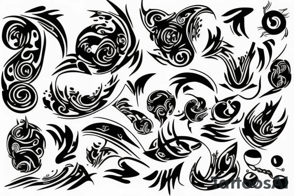 Abstrakcja tattoo idea