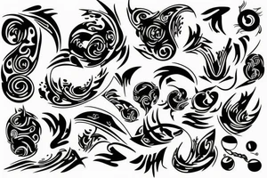 Abstrakcja tattoo idea