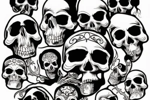 skull tattoo idea