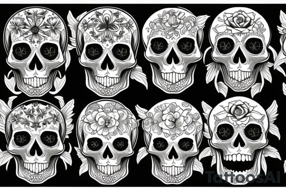 skull tattoo idea