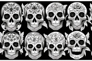 skull tattoo idea