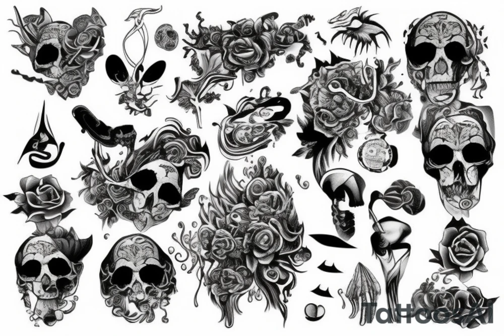 Abstrakcja tattoo idea