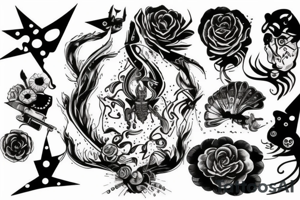 Abstrakcja tattoo idea