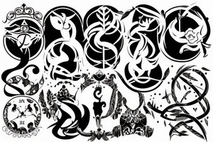 cancer zodiac sign tattoo idea