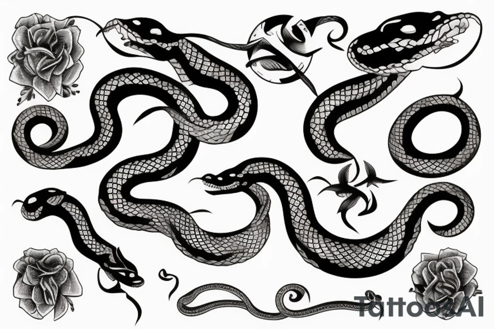 Snake tattoo idea