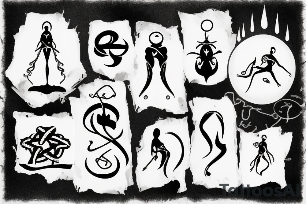 cancer zodiac signs tattoo idea