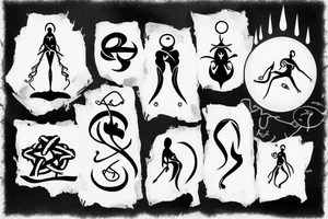 cancer zodiac signs tattoo idea