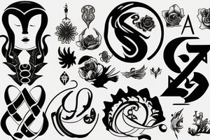 cancer zodiac signs tattoo idea