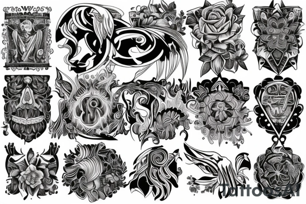 Siłownia tattoo idea