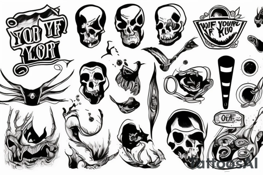 Run for your life 3 tattoo idea