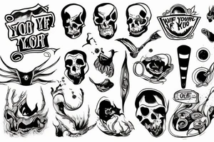 Run for your life 3 tattoo idea