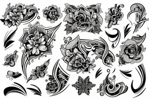 Siłownia treningi tattoo idea