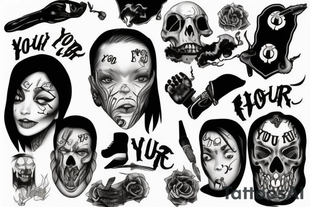 Run for your life 3 tattoo idea