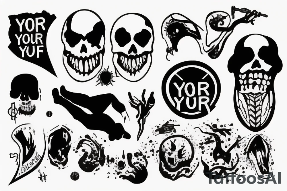 Run for your life 3 tattoo idea
