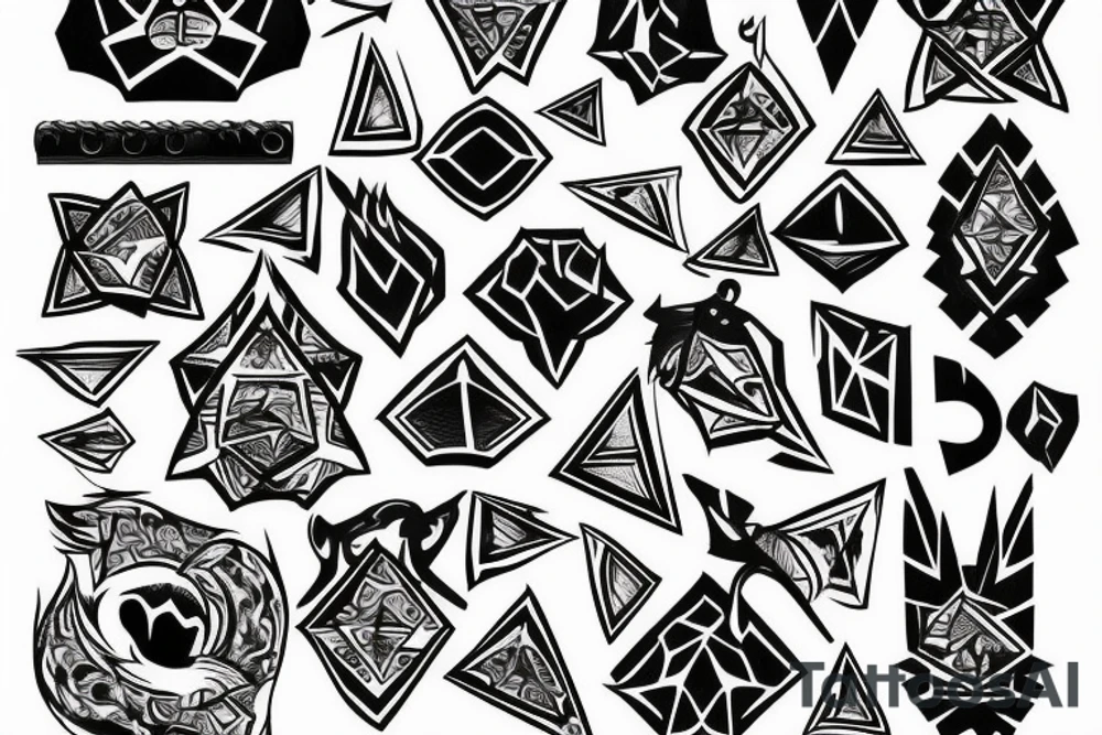 Diamond tattoo idea