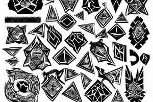 Diamond tattoo idea