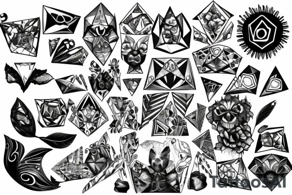 Diamond tattoo idea