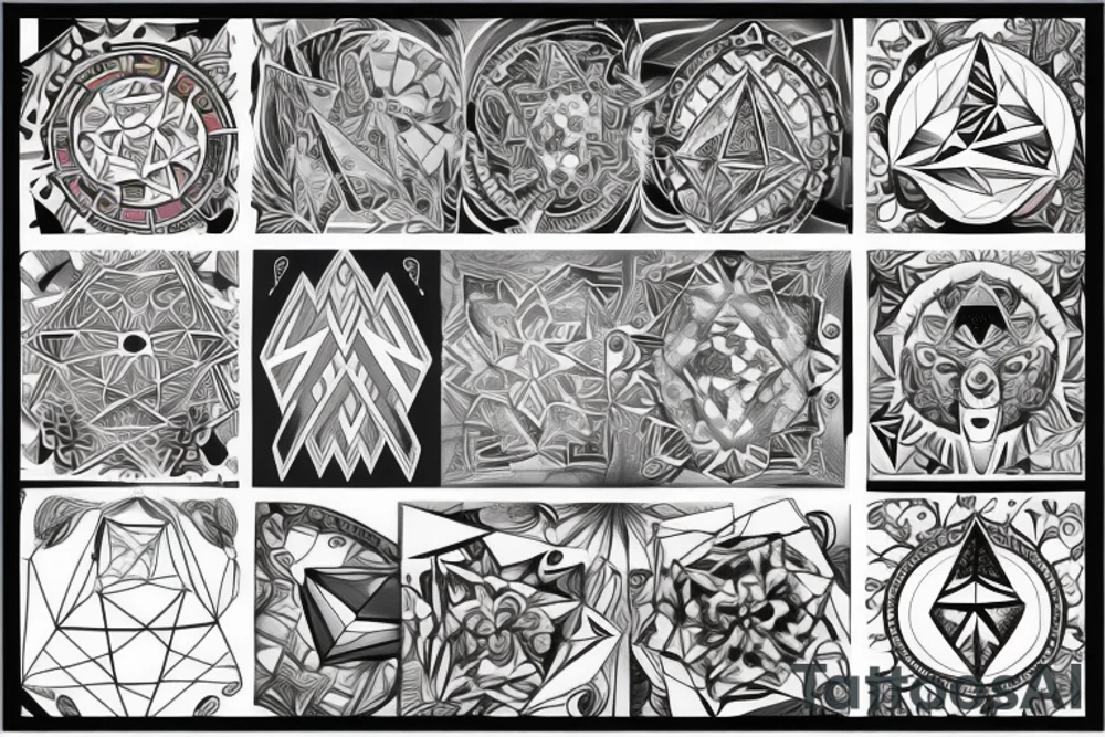 Diamond tattoo idea
