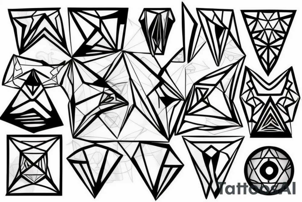 Diamond tattoo idea