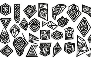 Diamond tattoo idea
