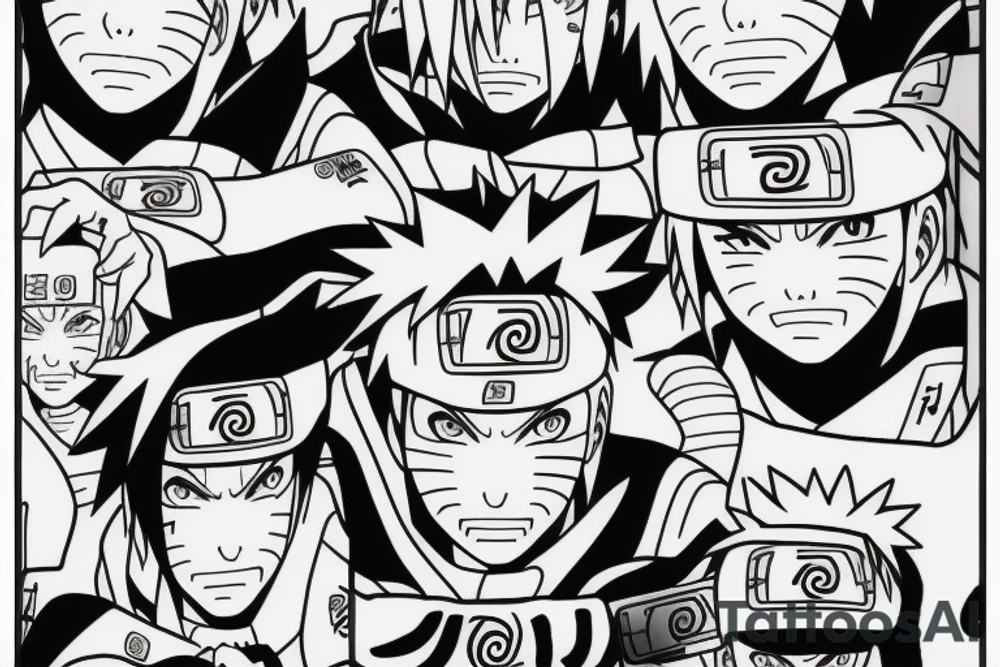 naruto uzumaki tattoo idea