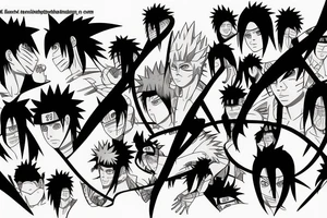 naruto with kurama tattoo idea