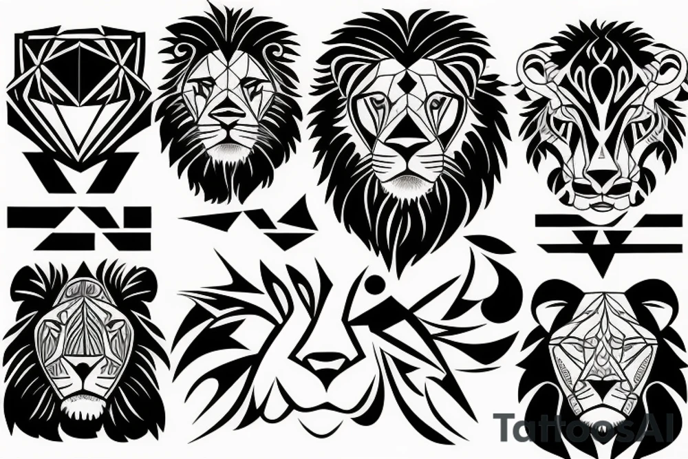 Lion tattoo idea