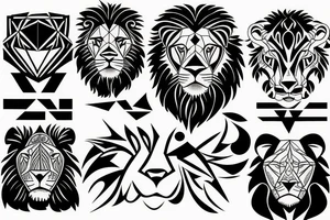Lion tattoo idea