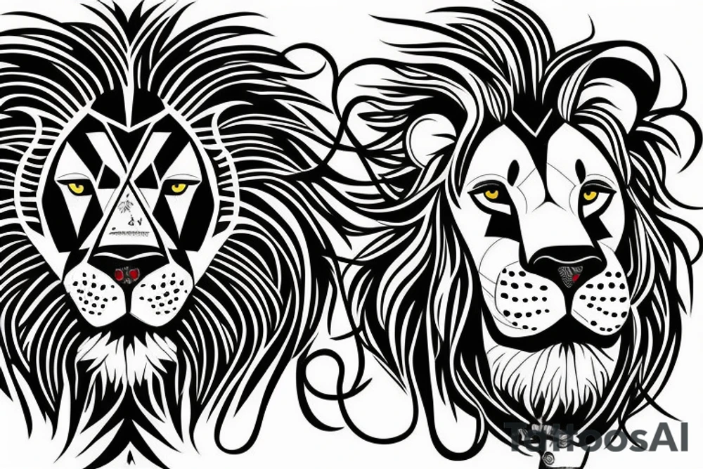 Lion tattoo idea