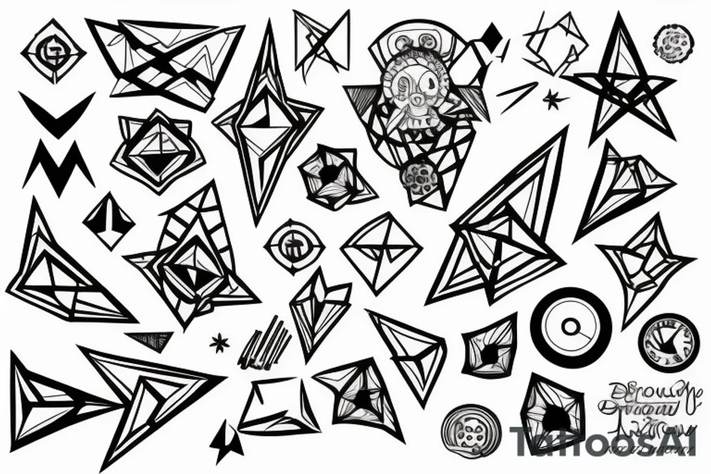 Me , my brother and sister tattoo idea