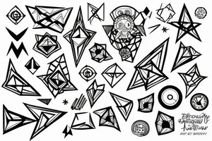 Me , my brother and sister tattoo idea